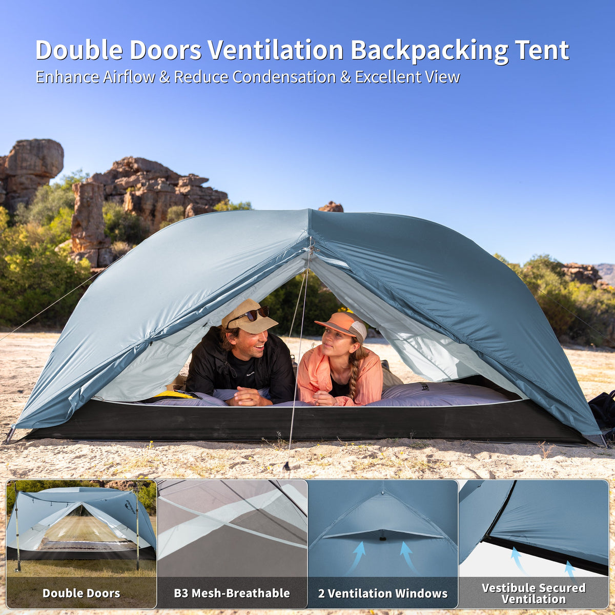 Mongar BASE 2-Person Backpacking Tent