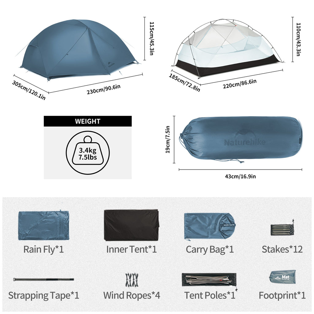 Mongar BASE 3-Person Backpacking Tent