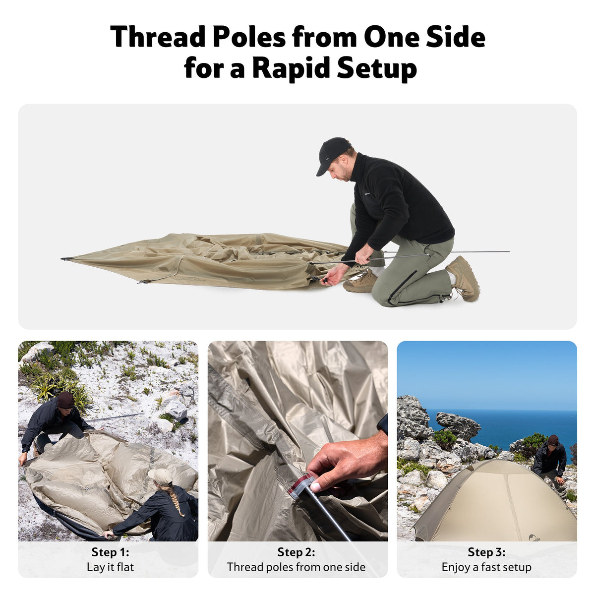 Giling PRO 4-Season 1-Person Backpacking Tent
