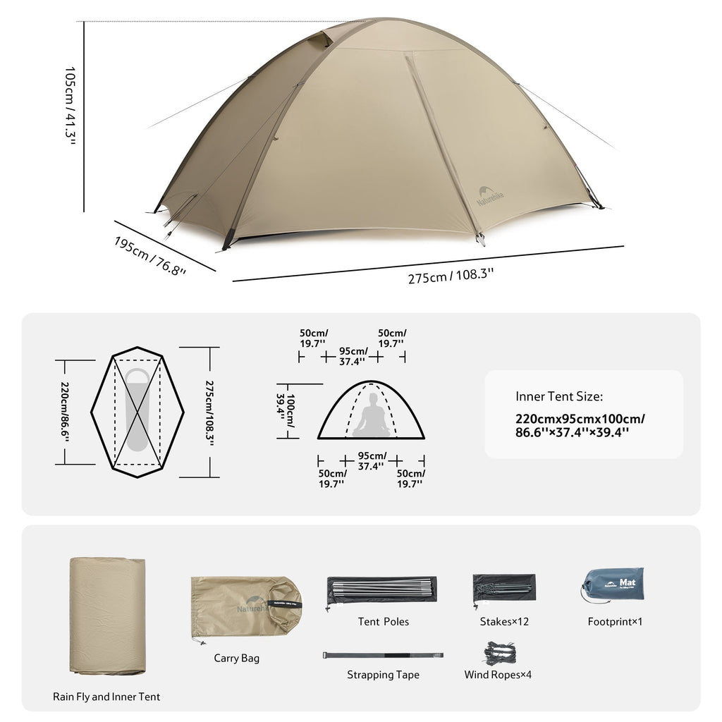 Giling PRO 4-Season 1-Person Backpacking Tent
